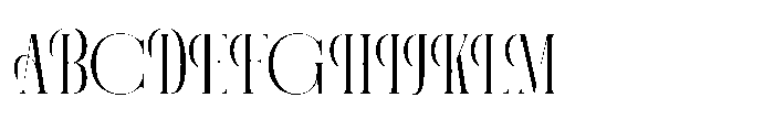 Aerdos Light Font UPPERCASE