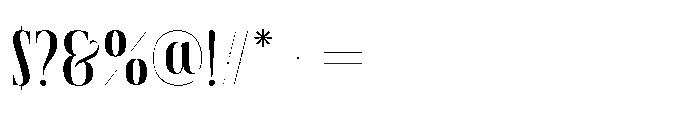 Aerdos Medium Font OTHER CHARS