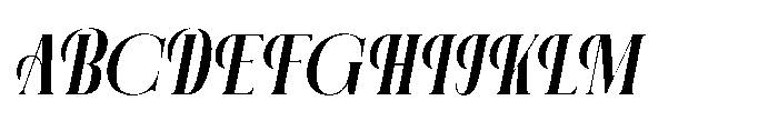 Aerdos Semi Bold Italic Font UPPERCASE