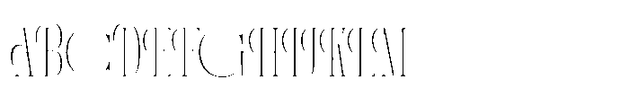 Aerdos Thin Font UPPERCASE
