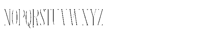 Aerdos Thin Font LOWERCASE