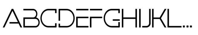 Aerglo Regular Font UPPERCASE