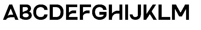Aergun Font UPPERCASE