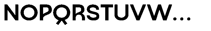 Aergun Font UPPERCASE