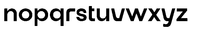 Aergun Font LOWERCASE