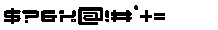 Aerios Black Font OTHER CHARS