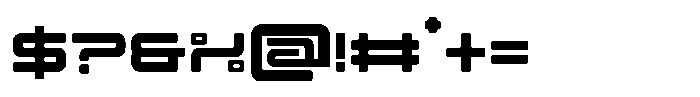Aerios Bold Font OTHER CHARS