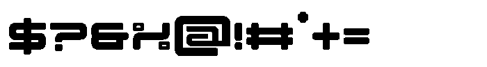 Aerios Extra Bold Font OTHER CHARS