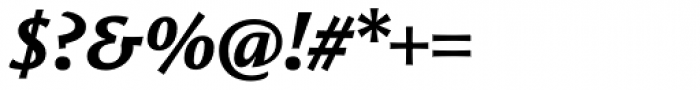 Aeris Pro B Bold Italic Font OTHER CHARS