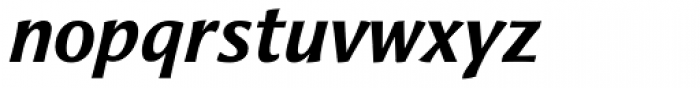 Aeris Pro B Bold Italic Font LOWERCASE