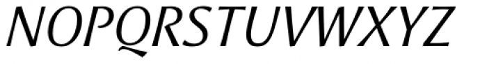 Aeris Pro Title A Italic Font UPPERCASE