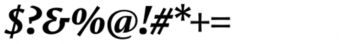Aeris Pro Title B Bold Italic Font OTHER CHARS