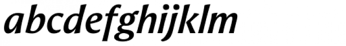 Aeris Std A Bold Italic Font LOWERCASE