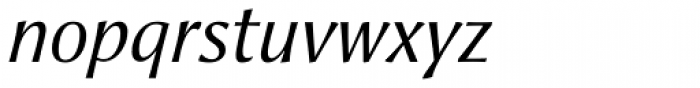 Aeris Std Title A Italic Font LOWERCASE