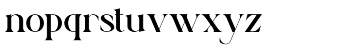 Aerisa Font LOWERCASE