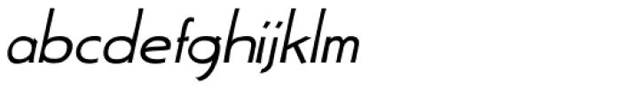 Aerle Thin Italic Font LOWERCASE