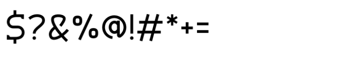 Aero Sans Regular Font OTHER CHARS
