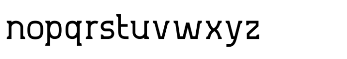 Aero Sans Regular Font LOWERCASE
