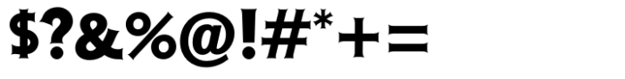 Aerodyne Extra Bold Font OTHER CHARS