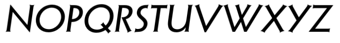 Aerodyne Regular Italic Font UPPERCASE