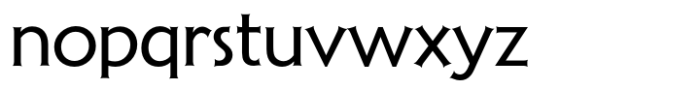 Aerodyne Regular Font LOWERCASE