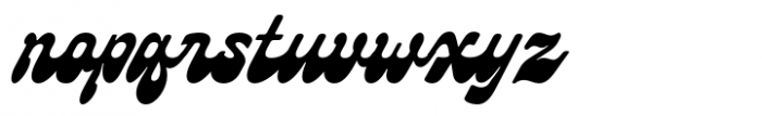 Aerogate Script Font LOWERCASE