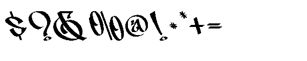 Aerolt Regular Font OTHER CHARS