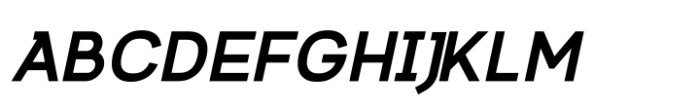 Aeronomic Sans Bold Italic Font UPPERCASE