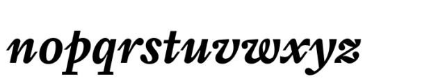 Aeroplan Semibold Italic Font LOWERCASE