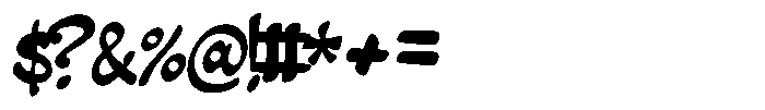 Aerosoldier Basic Thin Regular Font OTHER CHARS