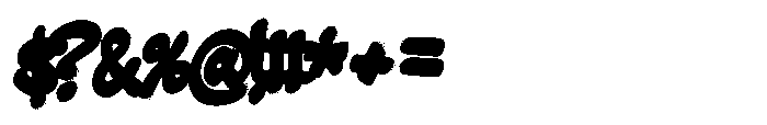 Aerosoldier Spray Bold Regular Font OTHER CHARS