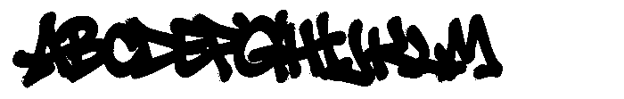 Aerosoldier Spray Bold Regular Font UPPERCASE