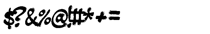 Aerosoldier Spray Thin Regular Font OTHER CHARS