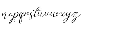 Aespa Maribell Regular Font LOWERCASE