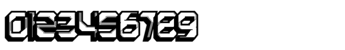 Aestero Extrude Left Font OTHER CHARS