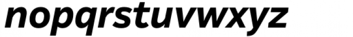 Aestetico Formal Bold Italic Font LOWERCASE