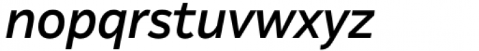Aestetico Formal Medium Italic Font LOWERCASE