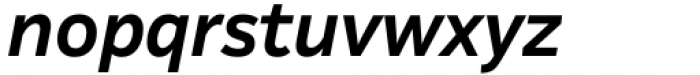 Aestetico Formal Semi Bold Italic Font LOWERCASE