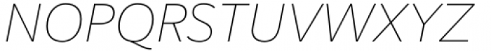 Aestetico Formal Thin Italic Font UPPERCASE