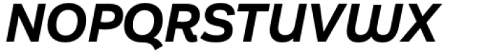 Aestetico Informal Bold Italic Font UPPERCASE