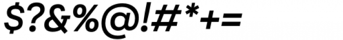 Aestetico Informal Medium Italic Font OTHER CHARS