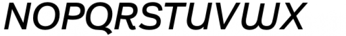 Aestetico Informal Medium Italic Font UPPERCASE