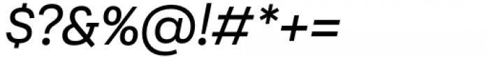 Aestetico Informal Regular Italic Font OTHER CHARS