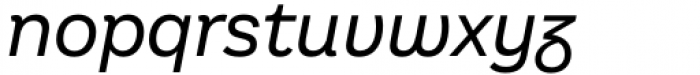 Aestetico Informal Regular Italic Font LOWERCASE