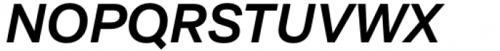Aestetico Semi Bold Italic Font UPPERCASE