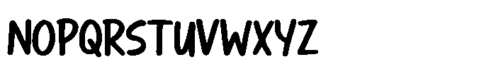 Aesthetic Marker Font UPPERCASE