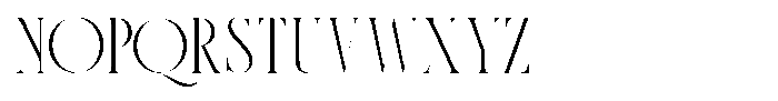 Aestica Font UPPERCASE