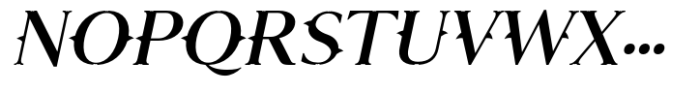 Aestura Italic Font UPPERCASE