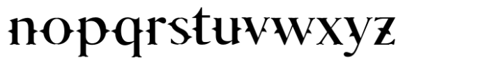 Aestura Regular Font LOWERCASE