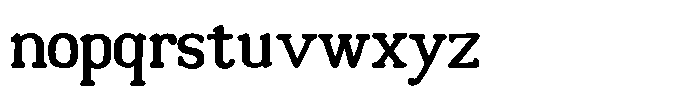 Aeterna Aeon Bold Font LOWERCASE